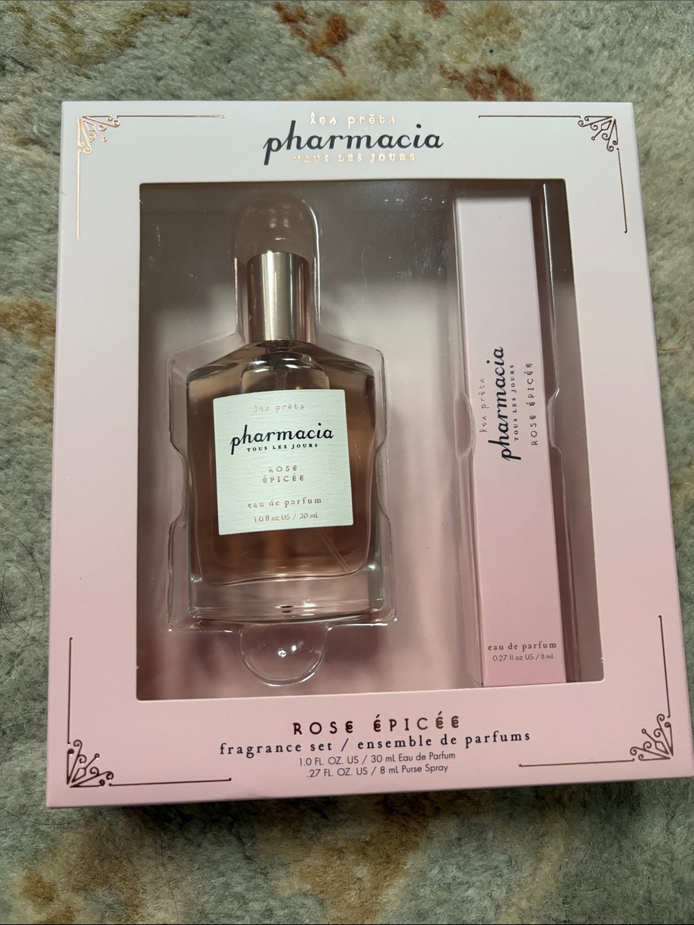 Anthropologie Pharmacia Rosé Épicée eau de parfum Fragrance Set